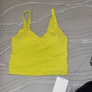 BRAND NEW WITH TAG: NEON LULULEMON ALIGN TANK SIZE 4